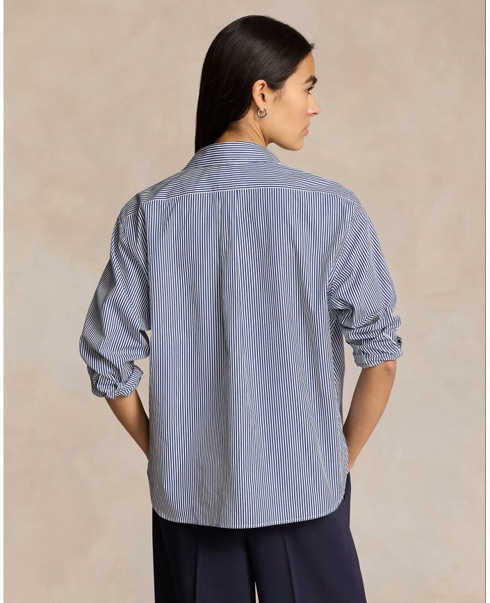 Chemise courte ample rayee - Ralph lauren