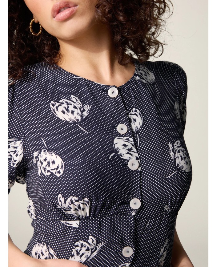 Robe ginetta champs de tulipes - Rouje paris