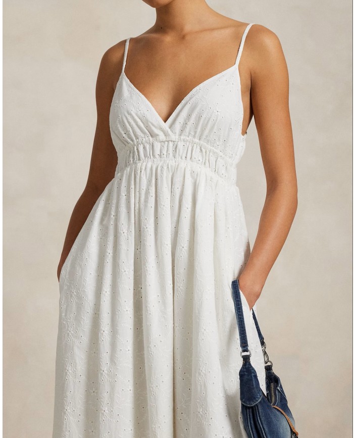 Robe brodee sans manches - Ralph lauren