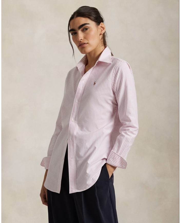 Chemise long sleeve coton raye - Ralph lauren