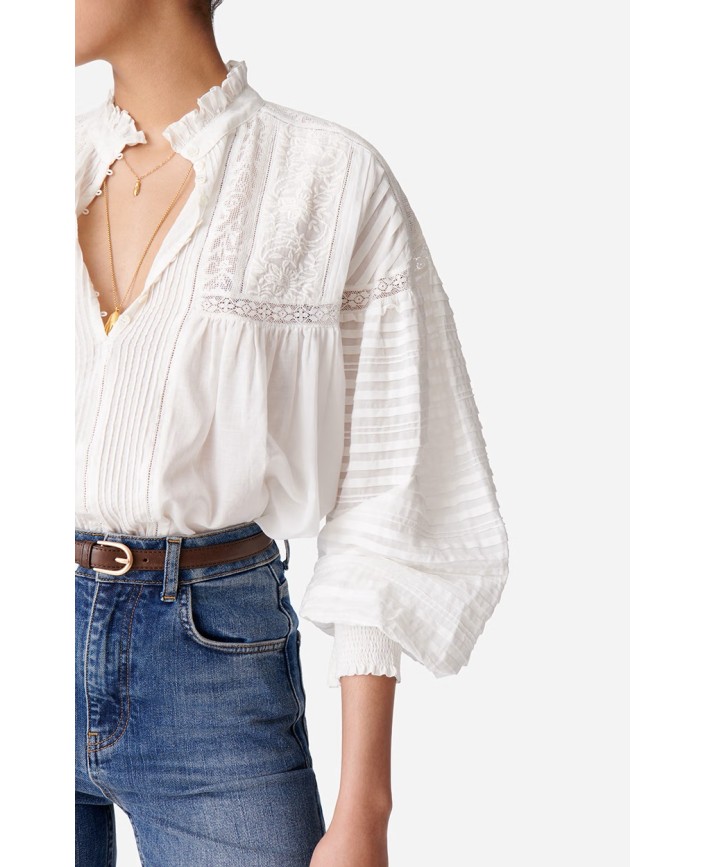 Blouse dahlia blanc femme - Vanessa bruno 2