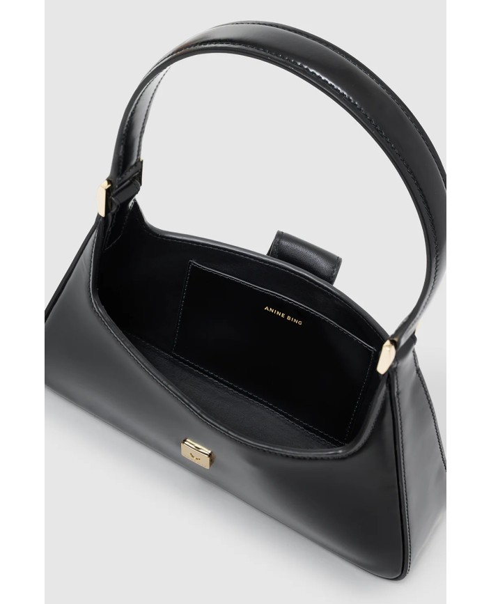 Sac lou high shine black - Anine bing