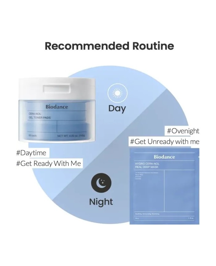 Toner pads cera-nol - Biodance 2