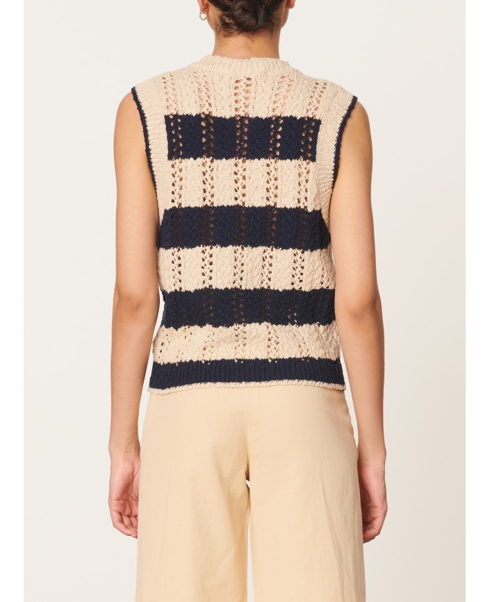 Cardigan elberta rayures - Vanessa bruno