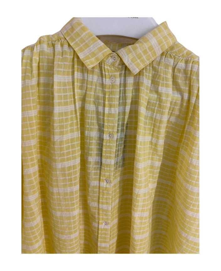 Chemise lison yellow check - Marlo 2