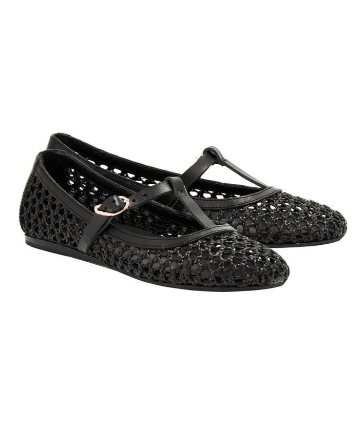 Ballerines aerati black - Ancient greek sandals