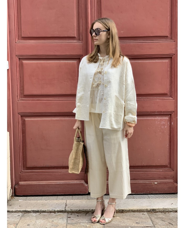 Pantalon kyo ecru mii - Mii 2