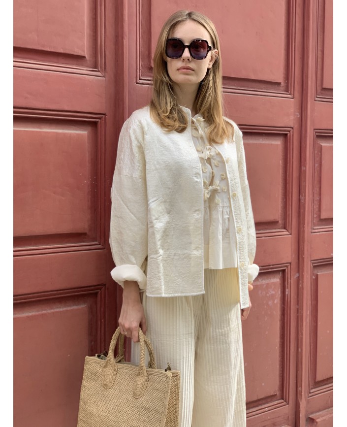 Pantalon kyo ecru mii - Mii