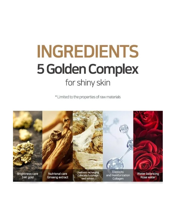 Gold hydrogel eye patch - Petite fee