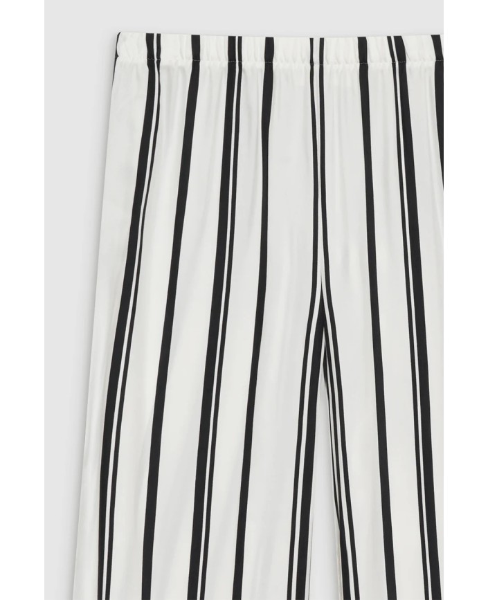 Pantalon elain ivory and black - Anine bing