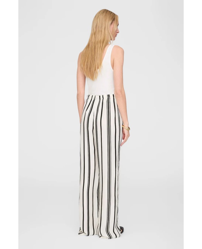 Pantalon elain ivory and black - Anine bing