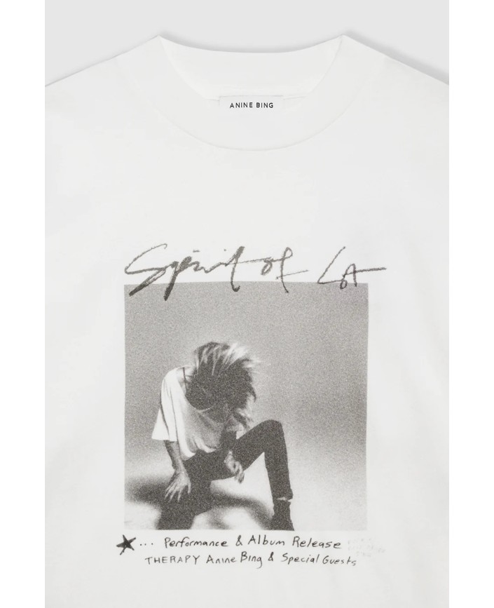 Tee shirt ashton ivory - Anine bing