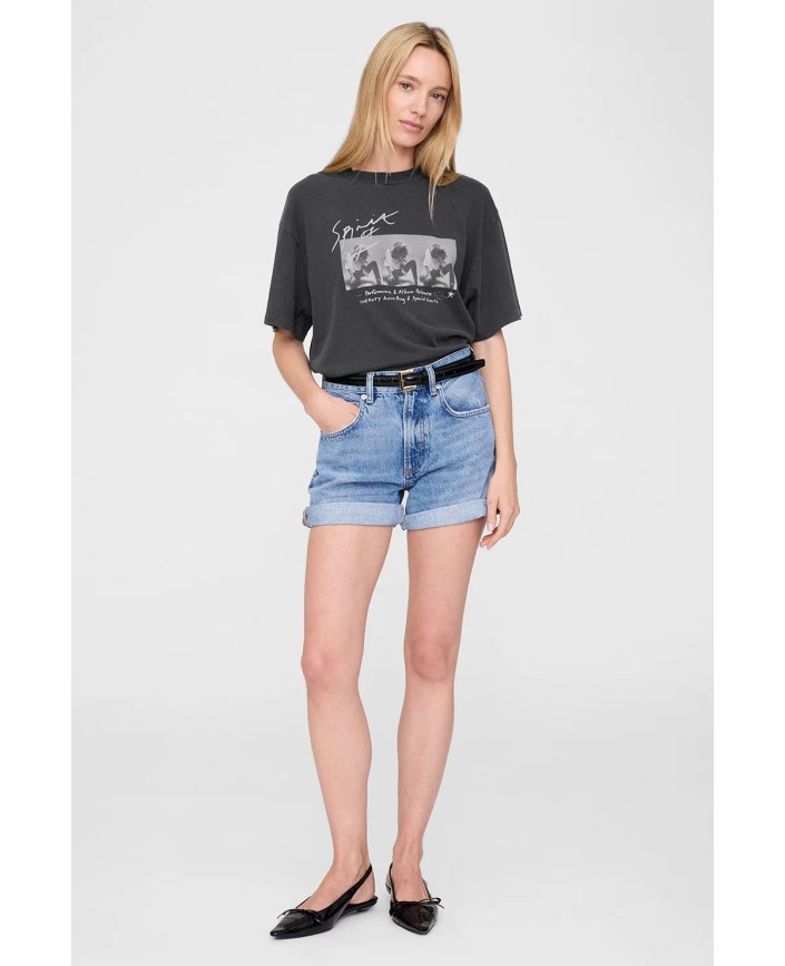 Tee shirt ashton washed black - Anine bing 2