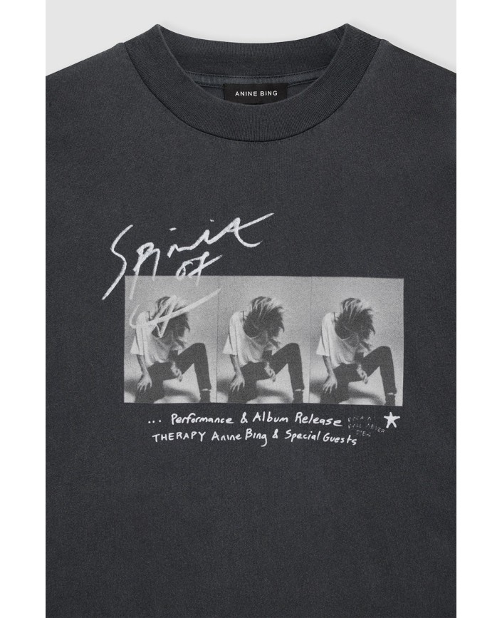 Tee shirt ashton washed black - Anine bing