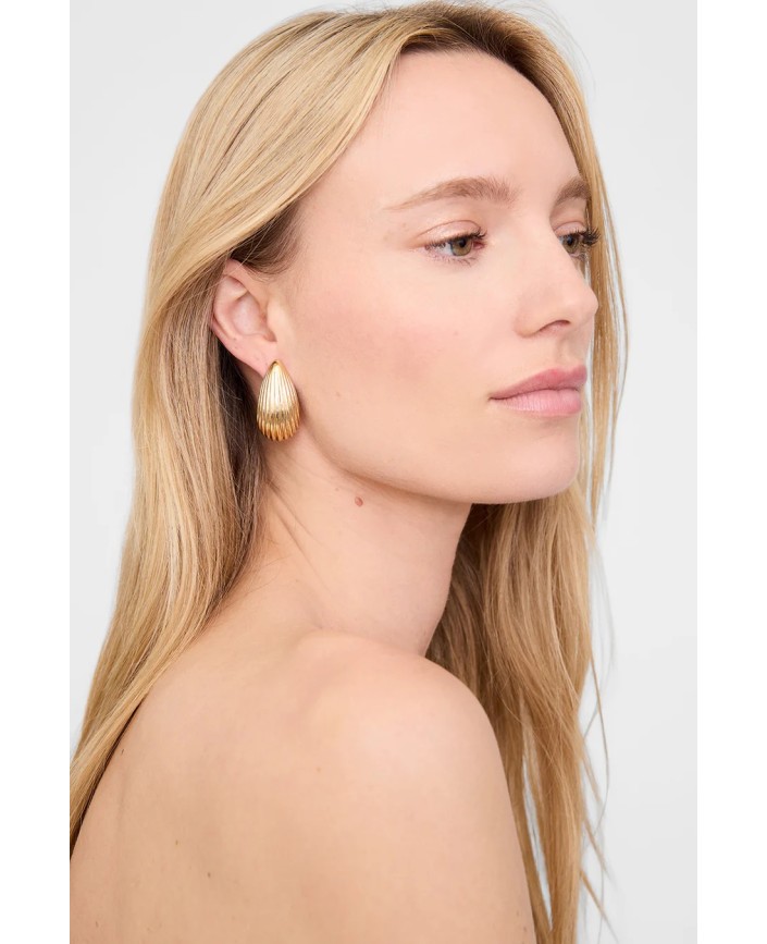 Boucles d oreilles ribbed drop - Anine bing 2