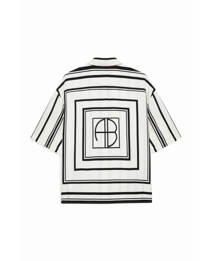 Chemise coco ivory black - Anine bing 2