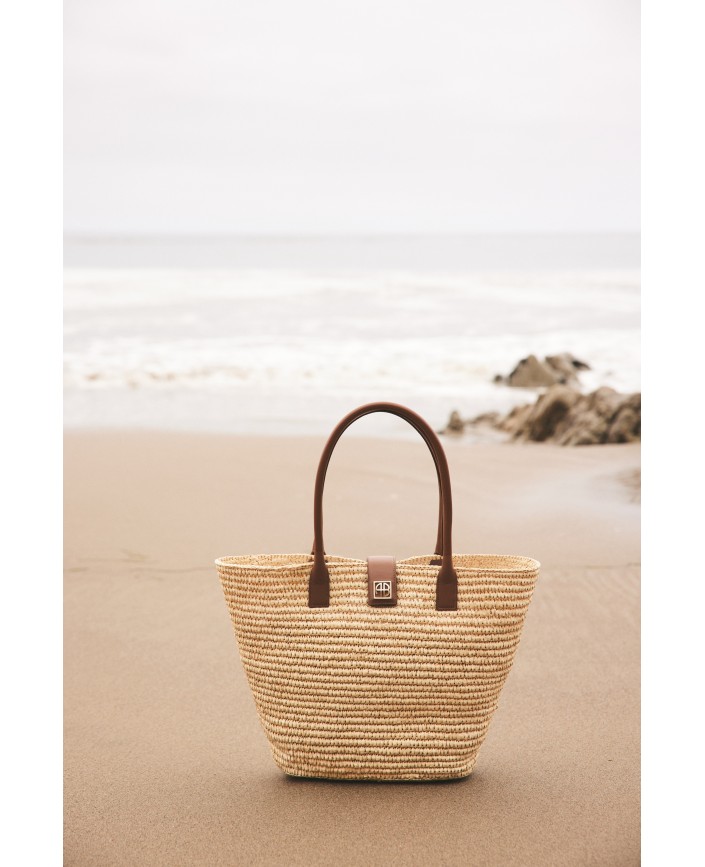 Cabas lou monogram natural - Anine bing 2