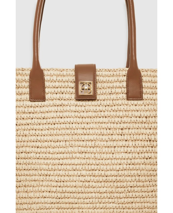 Cabas lou monogram natural - Anine bing