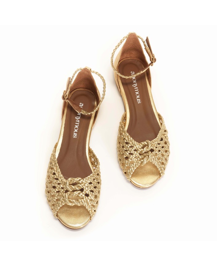 Sandales lucy 10 gold - Anonymous copenhagen