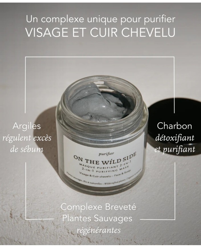 Masque purifiant 2en1 - On the wild side