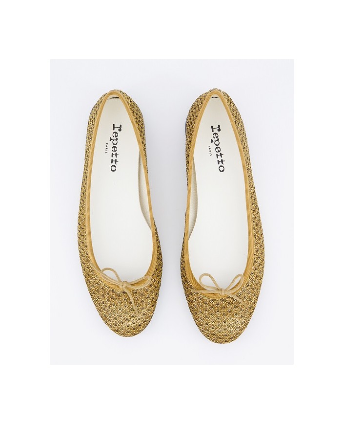 Ballerines cendrillon or antic - Repetto 2