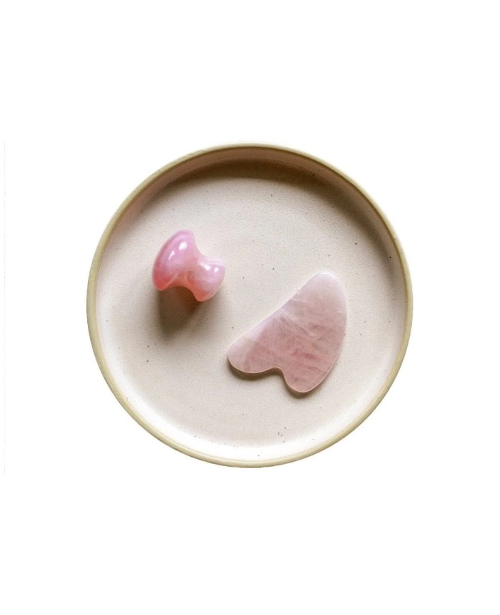 Gha sha coeur quartz rose - Bijo 2