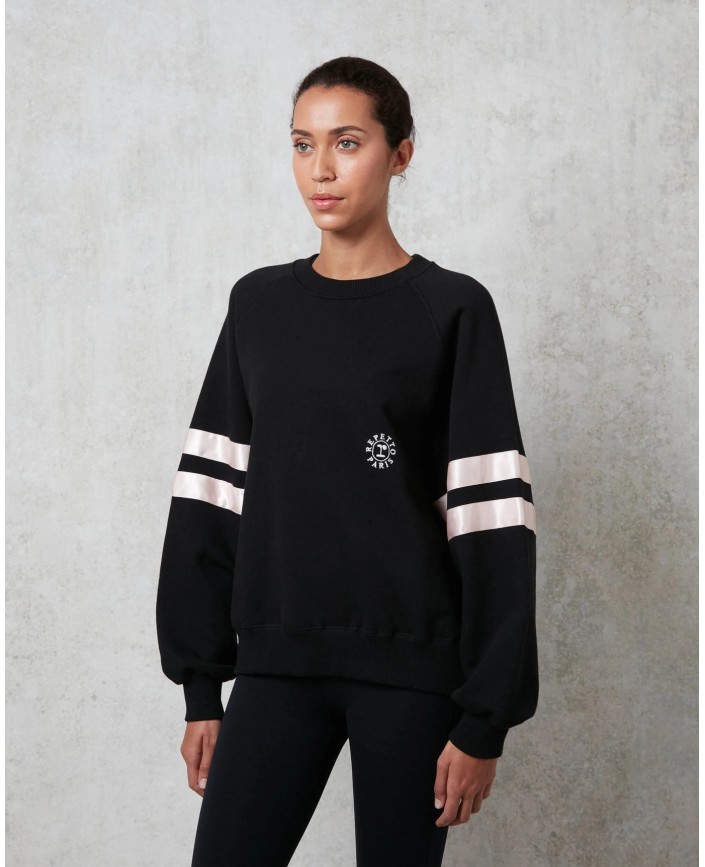 Sweatshirt satin noir - Repetto 2