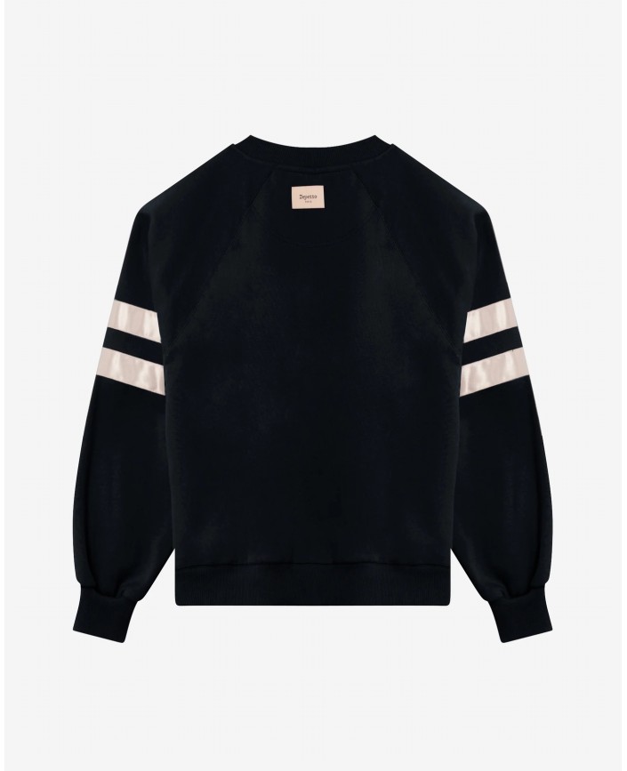 Sweatshirt satin noir - Repetto