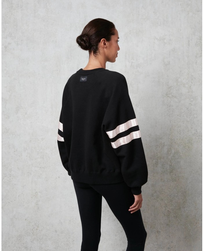 Sweatshirt satin noir - Repetto