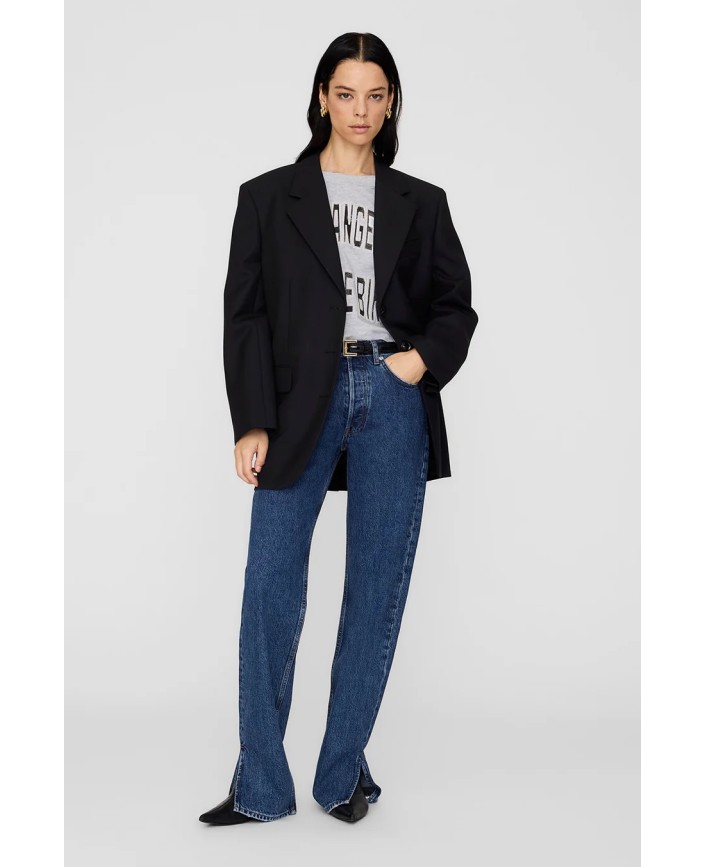 Tee shirt cropped johnny grey - Anine bing