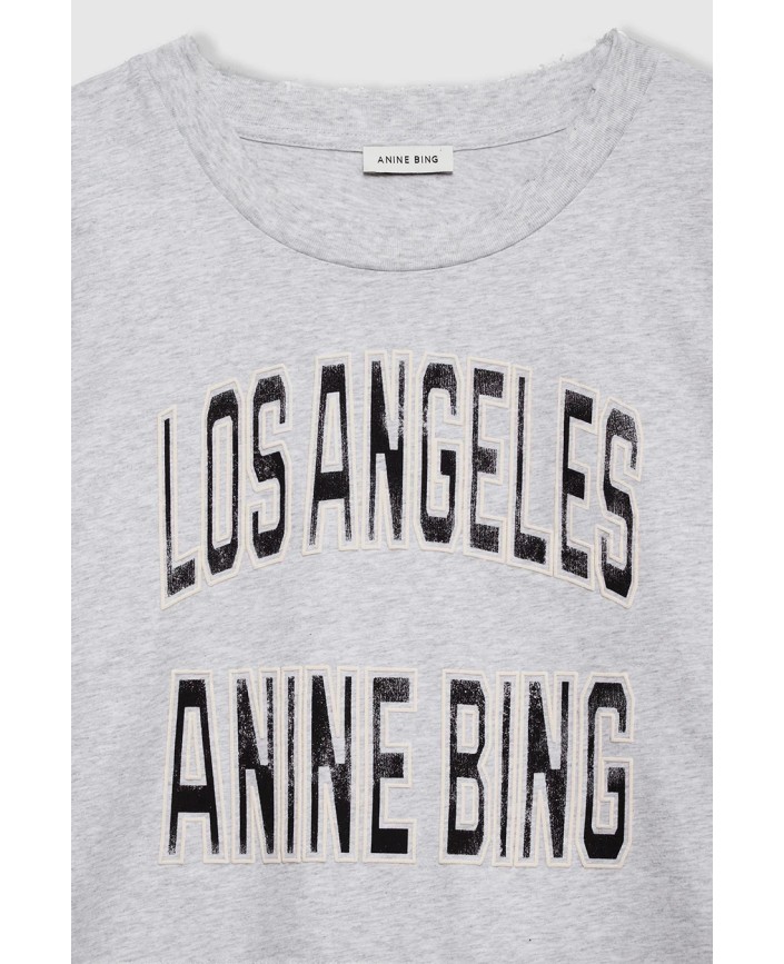 Tee shirt cropped johnny grey - Anine bing