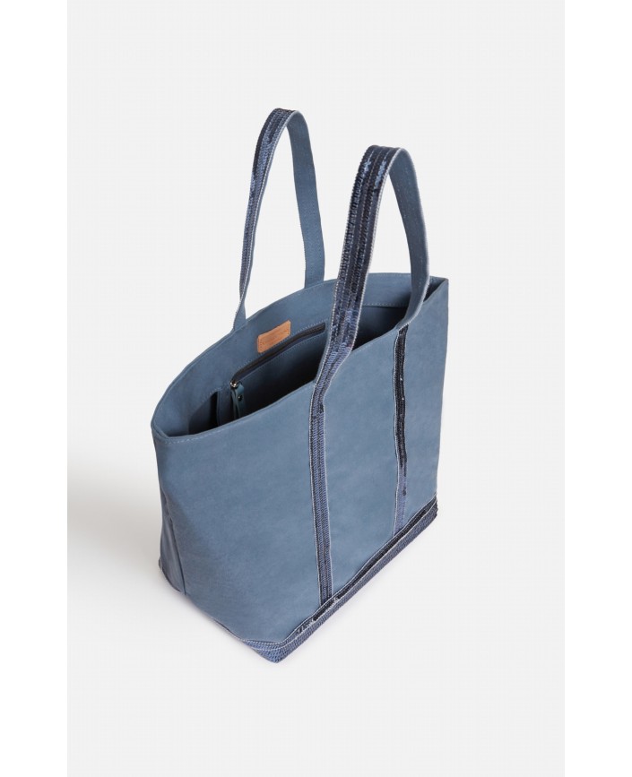 Cabas l bleu cendre toile - Vanessa bruno 2