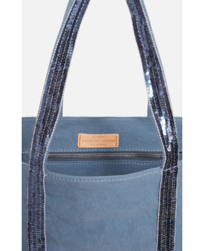 Cabas l bleu cendre toile - Vanessa bruno