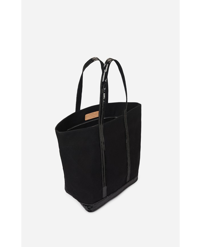 Cabas m noir toile zippé - Vanessa bruno 2