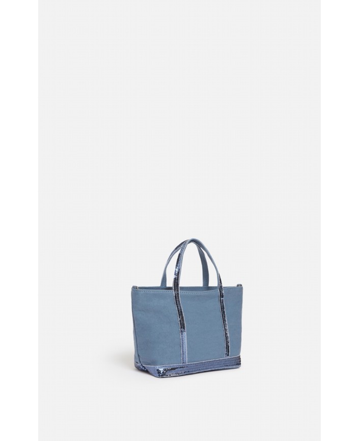 Cabas xs toile bleu cendre - Vanessa bruno 2