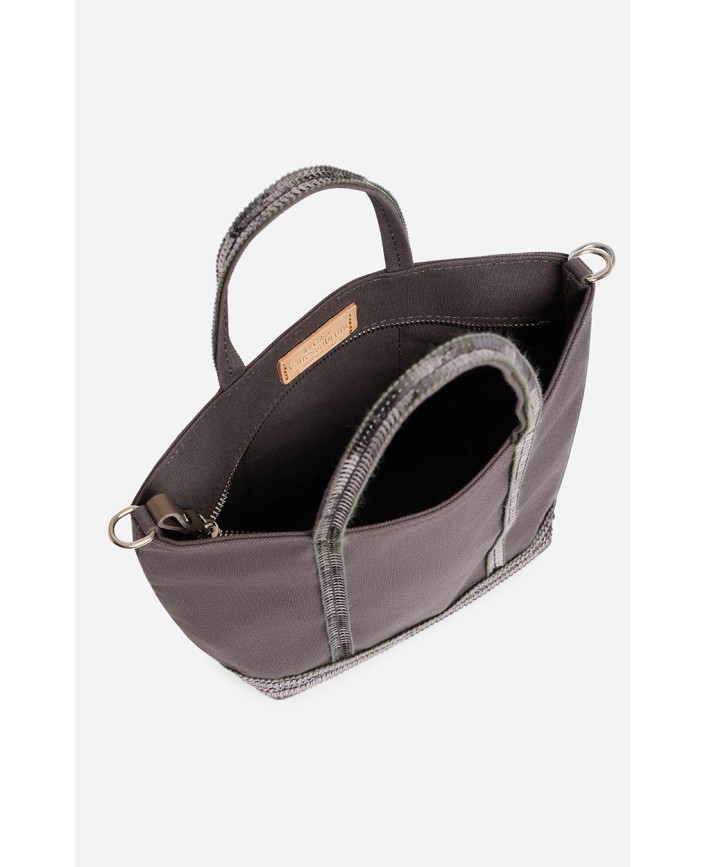 Cabas xs toile anthracite - Vanessa bruno