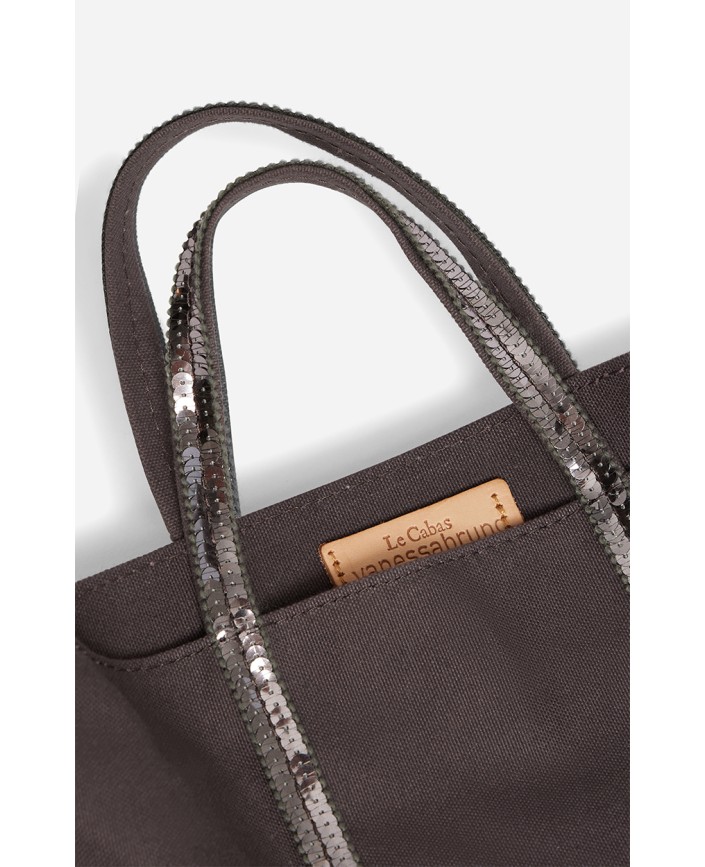 Cabas xs toile anthracite - Vanessa bruno
