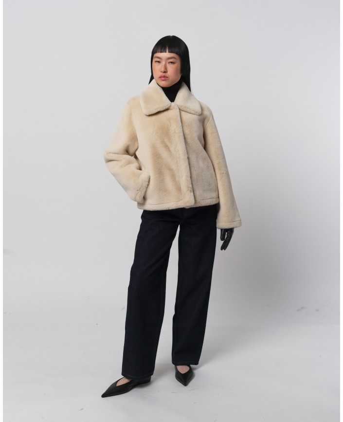 Veste elis coat latte - Apparis 2