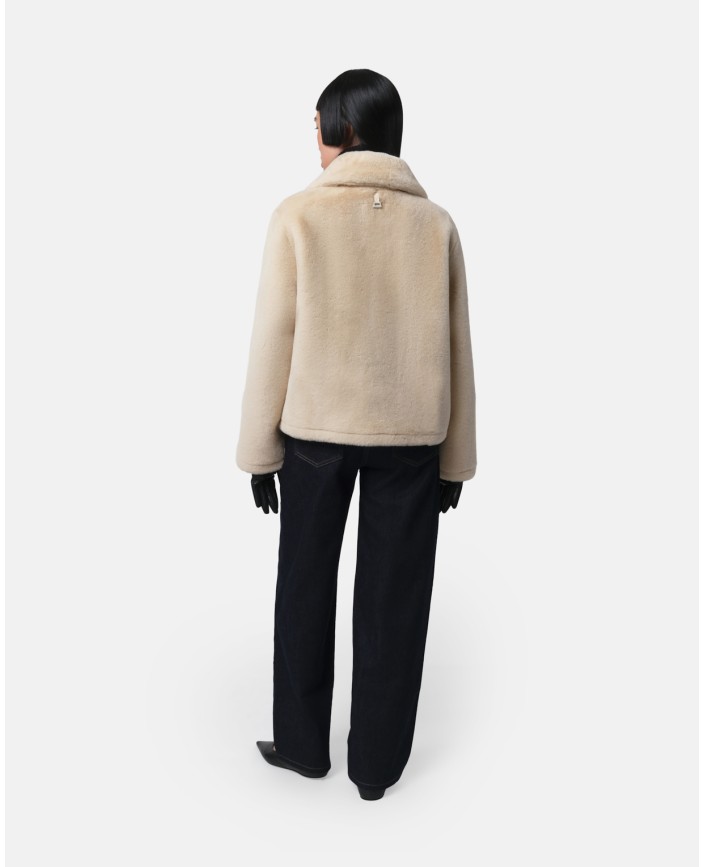 Veste elis coat latte - Apparis