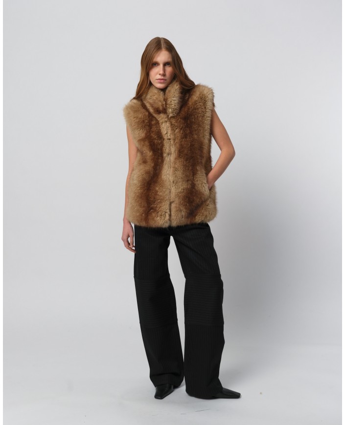 Veste laila blonde mink - Apparis 2