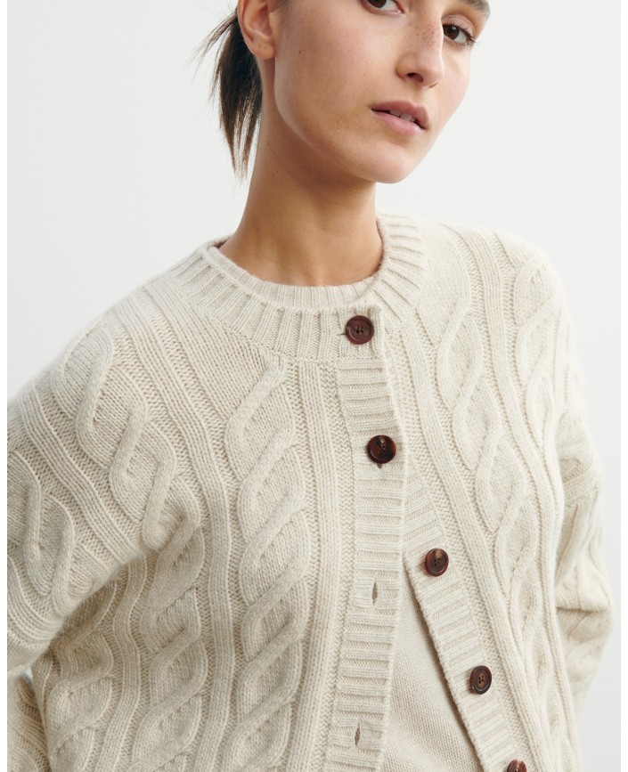 Cardigan ample maxi torsades - Bompard