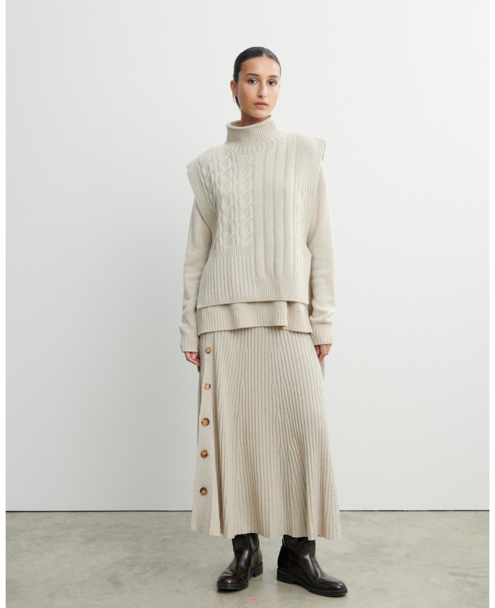 Plastron long ceinture - Bompard