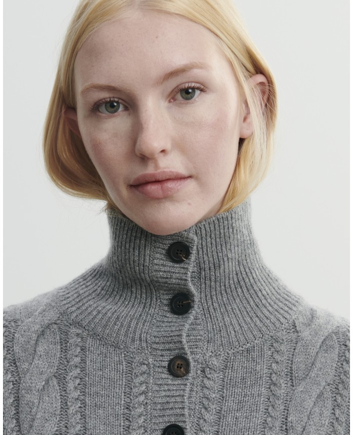 Plastron a torsades boutonne - Bompard