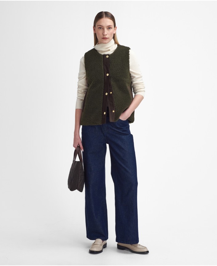 Gilet dulsie liner olive - Barbour