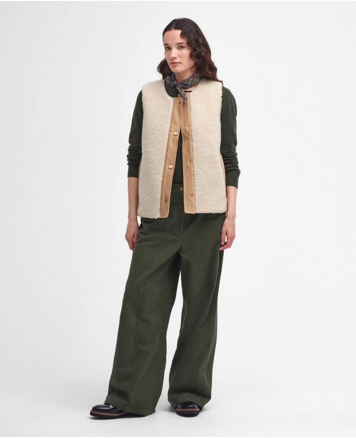 Gilet dulsie liner ecru - Barbour