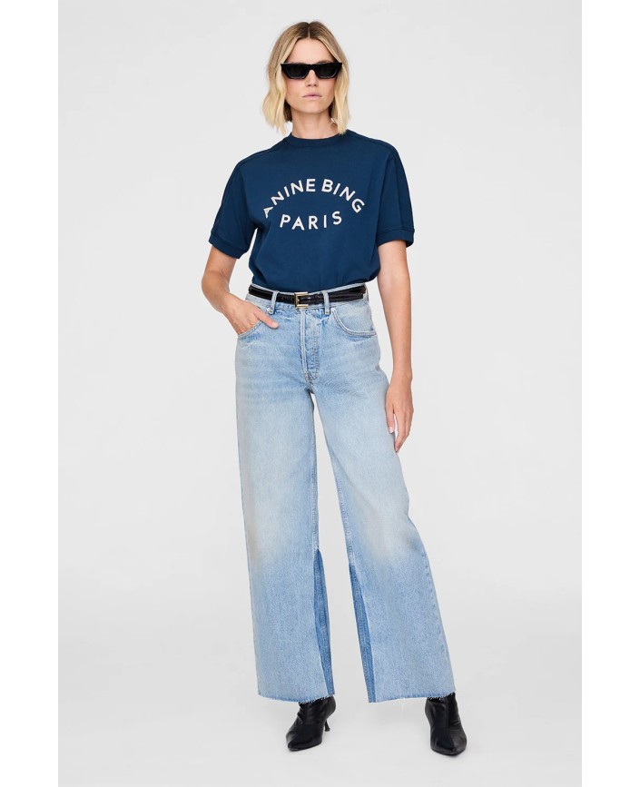Tee shirt jaylin washed navy - Anine bing 2