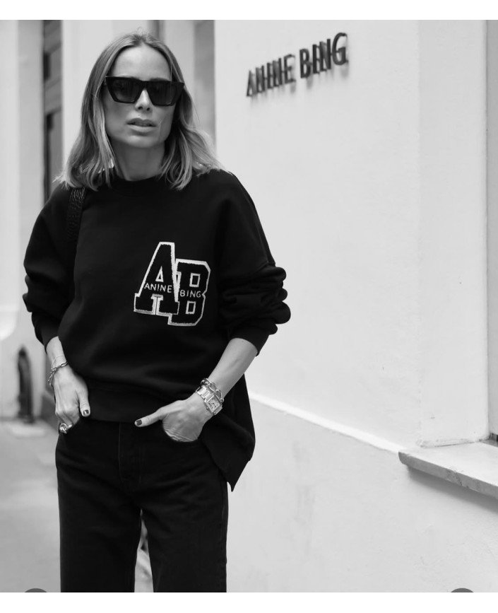 Sweatshirt miles letterman - Anine bing 2