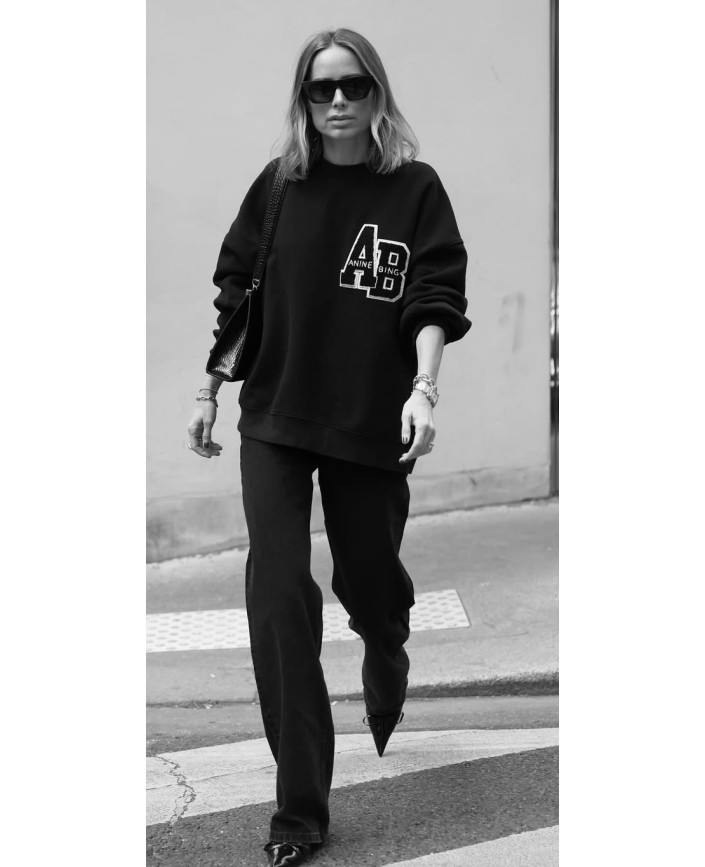 Sweatshirt miles letterman - Anine bing