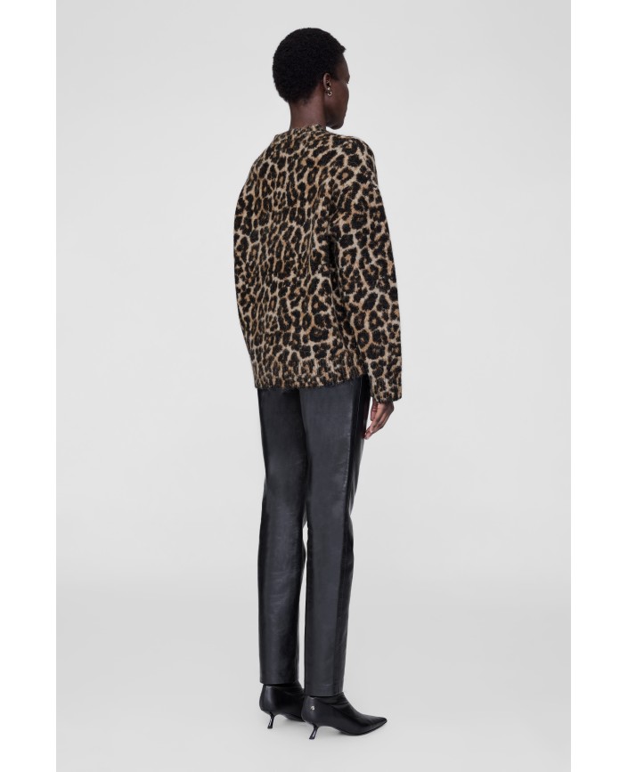 Sweater sydney crew leopard - Anine bing