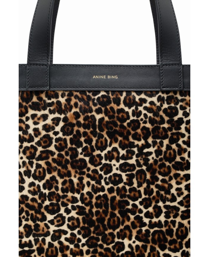 Tote bag rio medium leopard - Anine bing 2